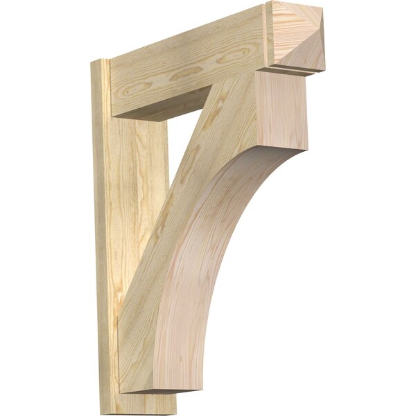 Ekena Millwork Westlake Rough Sawn Arts and Crafts Outlooker, Douglas Fir, 8"W x 32"D x 36"H OUT08X32X36WTL03RDF - main